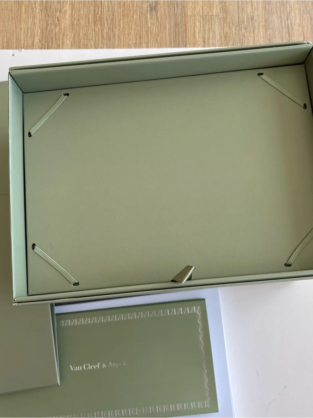 Van Cleef & Arpels Large Slide Out Gift Box and Folio
